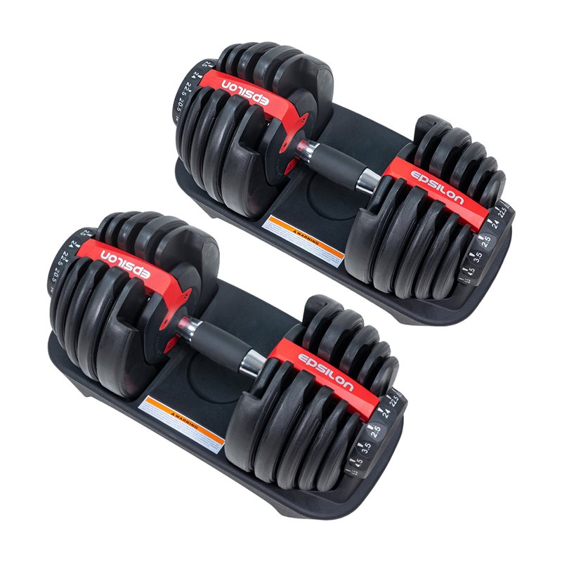 Manualset 2 stk Justerbare 2,5 - 24 kg